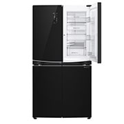 LG 725L French Door Fridge, with Dual Door-In-Door®, in Black Mirror Glass Finish, GF-D725BML