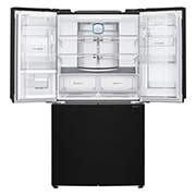 LG 725L French Door Fridge, with Dual Door-In-Door®, in Black Mirror Glass Finish, GF-D725BML