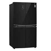 LG 725L French Door Fridge, with Dual Door-In-Door®, in Black Mirror Glass Finish, GF-D725BML