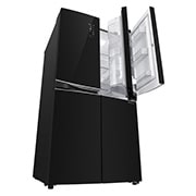 LG 725L French Door Fridge, with Dual Door-In-Door®, in Black Mirror Glass Finish, GF-D725BML