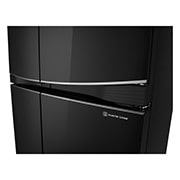 LG 725L French Door Fridge, with Dual Door-In-Door®, in Black Mirror Glass Finish, GF-D725BML