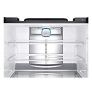 LG 725L French Door Fridge, with Dual Door-In-Door®, in Black Mirror Glass Finish, GF-D725BML