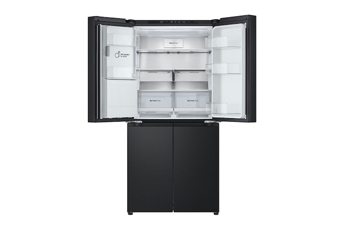 LG 506L Slim French Door Fridge - Plumbed, GF-L500MBL