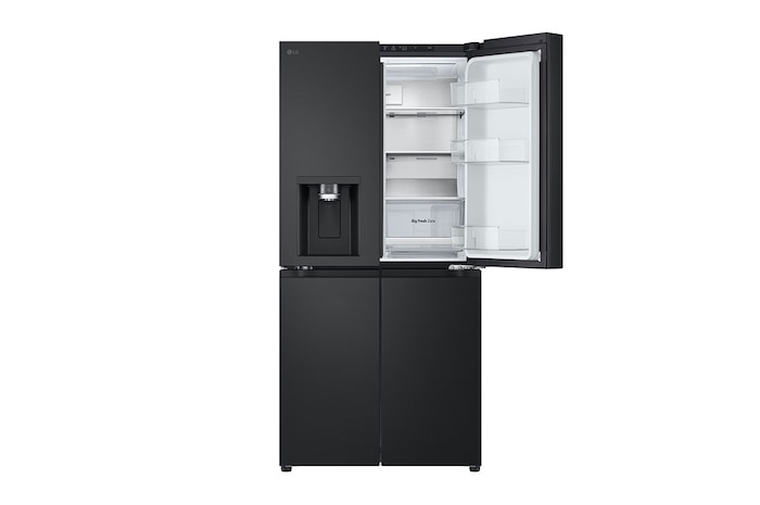LG 506L Slim French Door Fridge - Plumbed, GF-L500MBL
