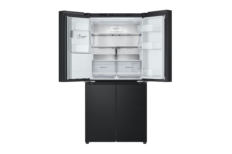 LG 506L Slim French Door Fridge - Plumbed, GF-L500MBL