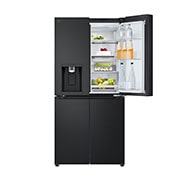 LG 506L Slim French Door Fridge - Plumbed, GF-L500MBL