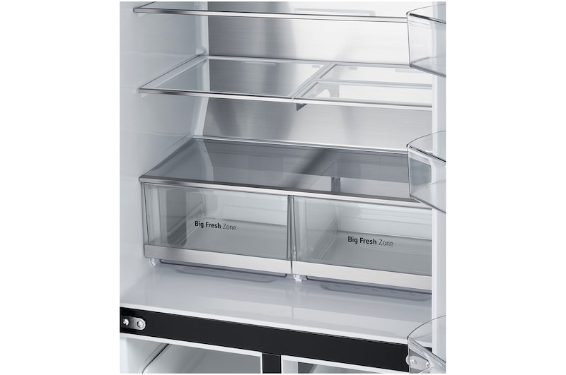 LG 506L Slim French Door Fridge - Plumbed, GF-L500MBL