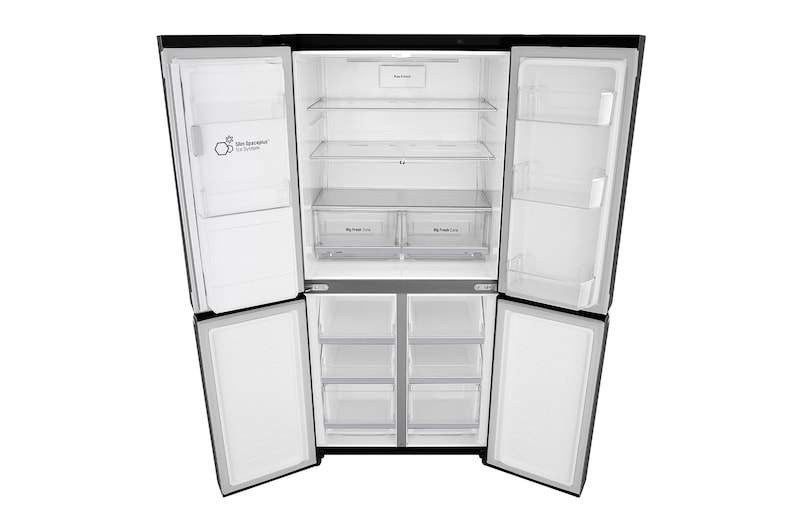LG 506L Slim French Door Fridge - Ice & Water, GF-L570MBL