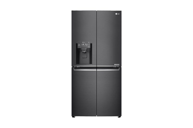 LG 506L Slim French Door Fridge - Ice & Water, GF-L570MBL
