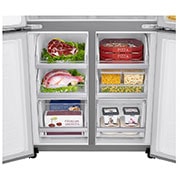 LG 506L Slim French Door Fridge - Non-Plumbed, GF-L570PNL