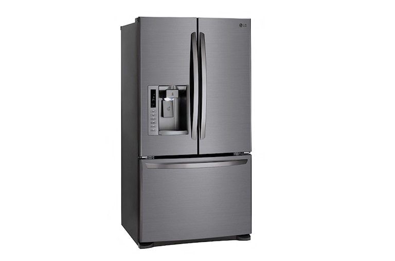 LG 613L French Door Fridge with Ice & Water Dispenser, GF-L613PL