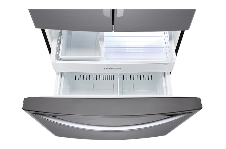 LG 613L French Door Fridge with Ice & Water Dispenser, GF-L613PL