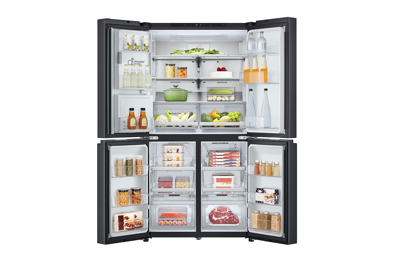 LG 637L French Door Fridge - Plumbed , GF-L700MBL