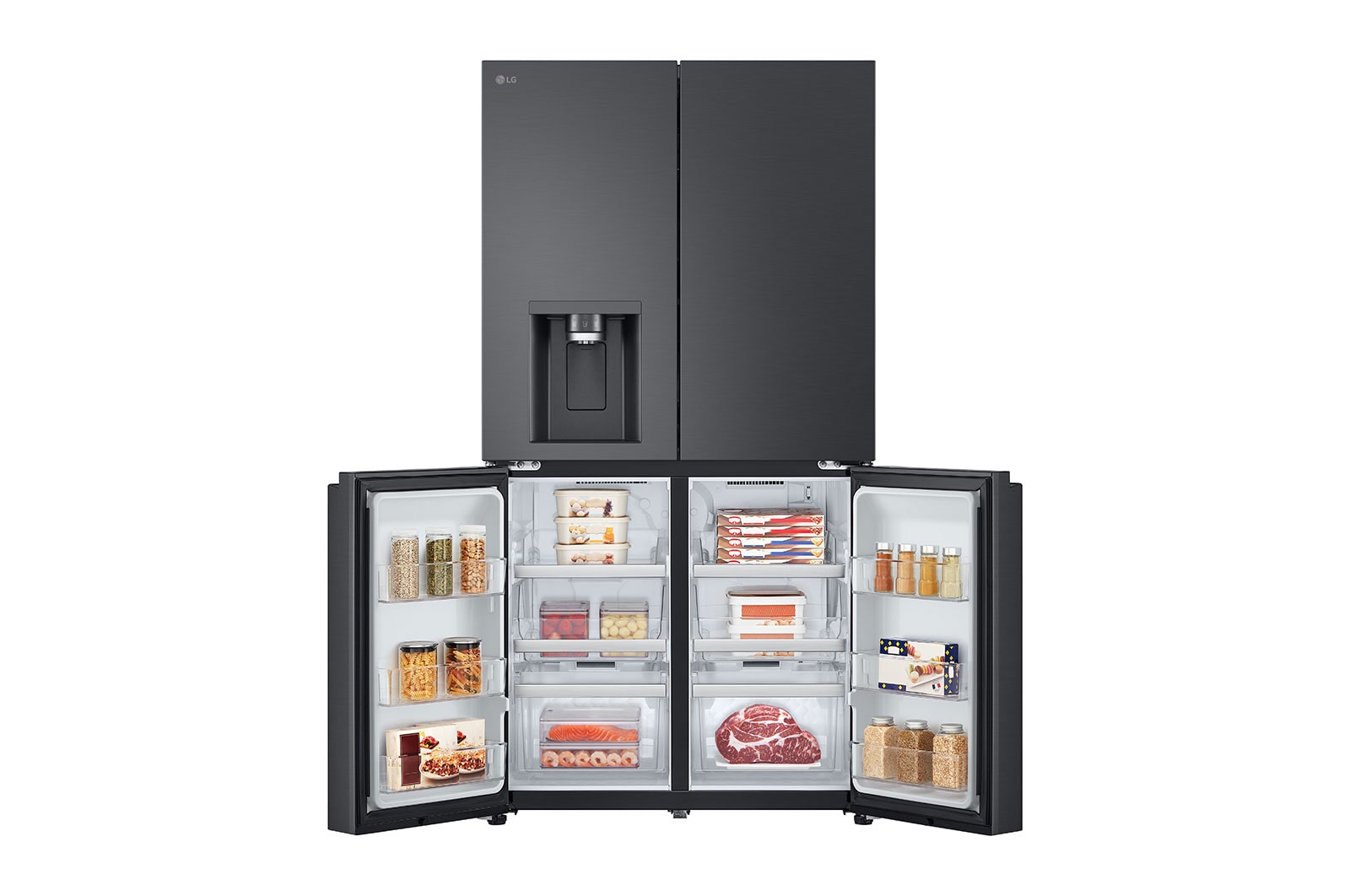 LG 637L French Door Fridge - Plumbed , GF-L700MBL