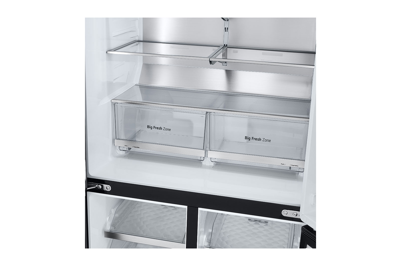 LG 637L French Door Fridge - Plumbed , GF-L700MBL