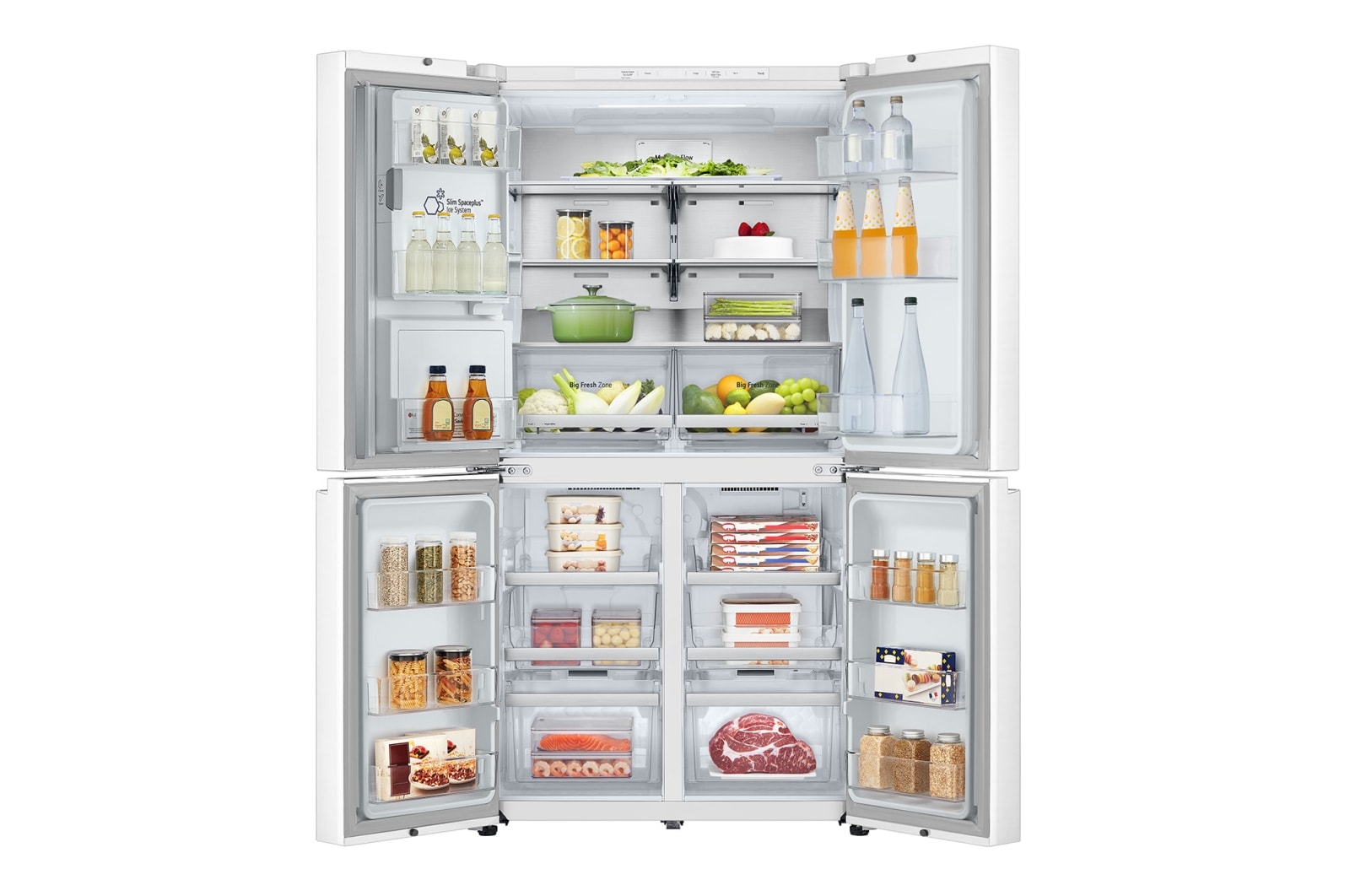 LG 637L French Door Fridge - Plumbed , GF-L700MWH
