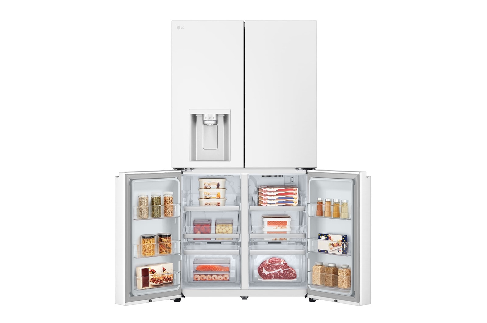 LG 637L French Door Fridge - Plumbed , GF-L700MWH