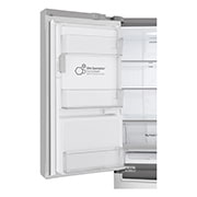 LG 708L French Door Fridge, in Brushed Steel Finish, GF-L708PL