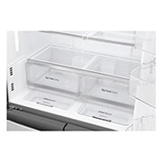 LG 708L French Door Fridge, in Brushed Steel Finish, GF-L708PL