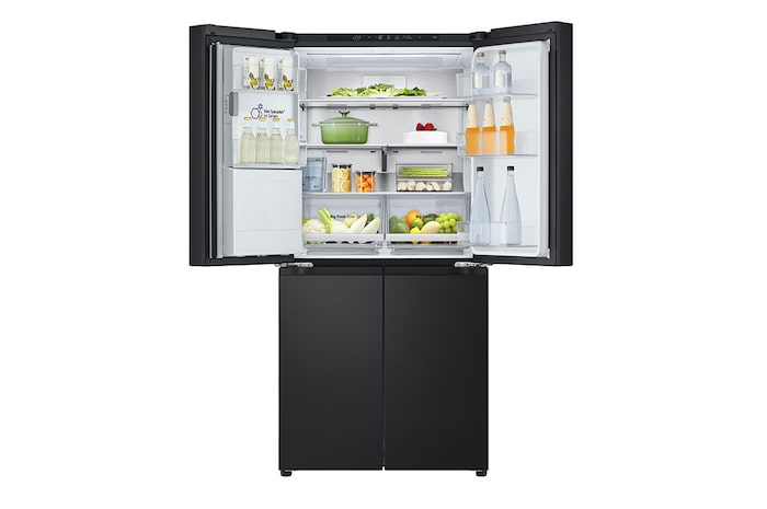 LG 506L Slim French Door Fridge - Non-Plumbed, GF-LN500MBL