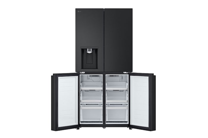 LG 506L Slim French Door Fridge - Non-Plumbed, GF-LN500MBL