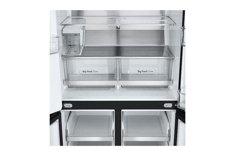 LG 506L Slim French Door Fridge - Non-Plumbed, GF-LN500MBL