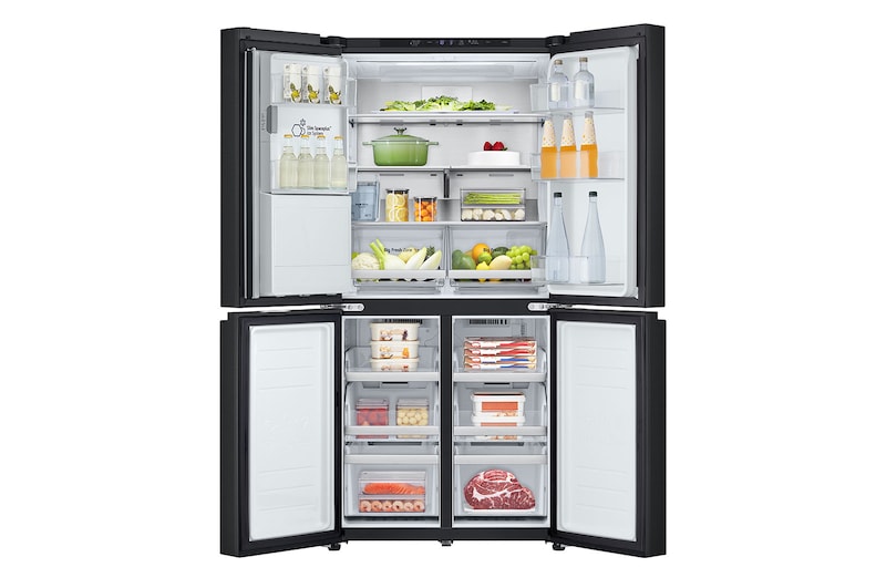 LG 506L Slim French Door Fridge - Non-Plumbed, GF-LN500MBL