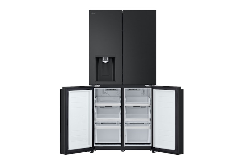 LG 506L Slim French Door Fridge - Non-Plumbed, GF-LN500MBL