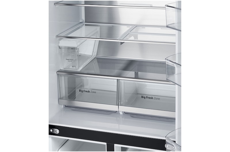 LG 506L Slim French Door Fridge - Non-Plumbed, GF-LN500MBL