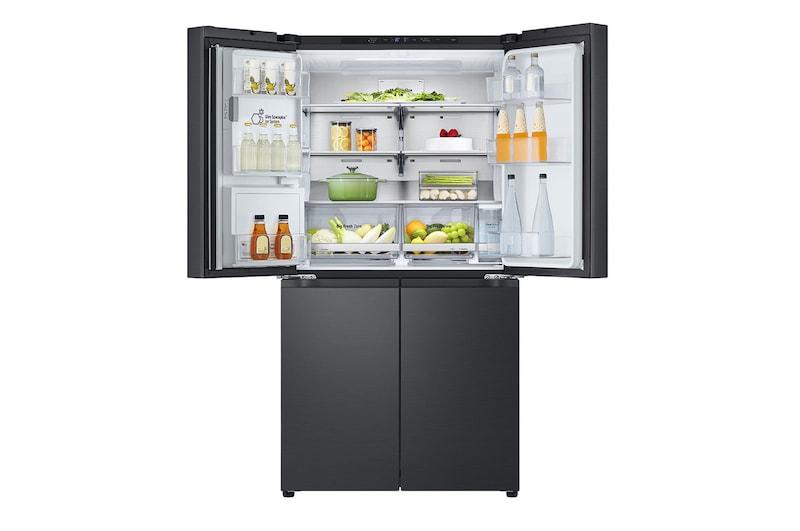 Top all door open with food