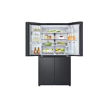 Top all door open with food