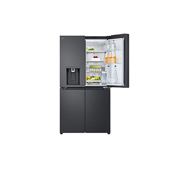 Top right-side door open with food