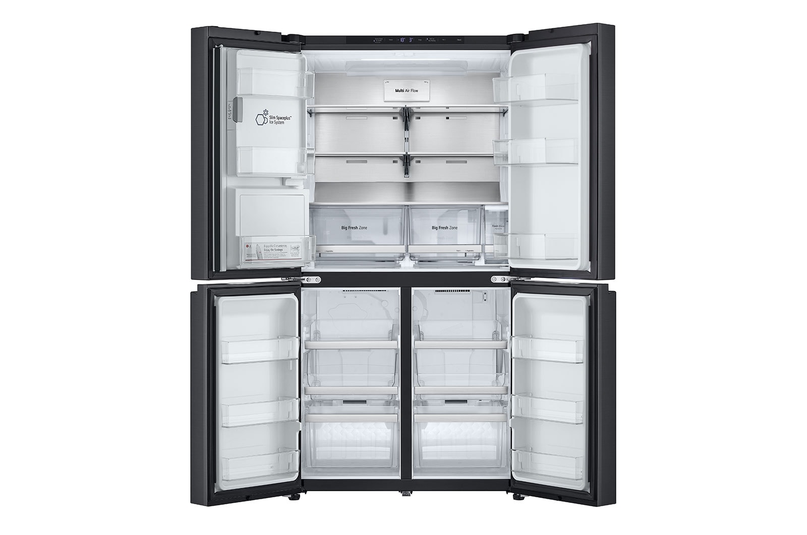 LG 636L French Door Fridge - Non-Plumbed, GF-LN700MBL