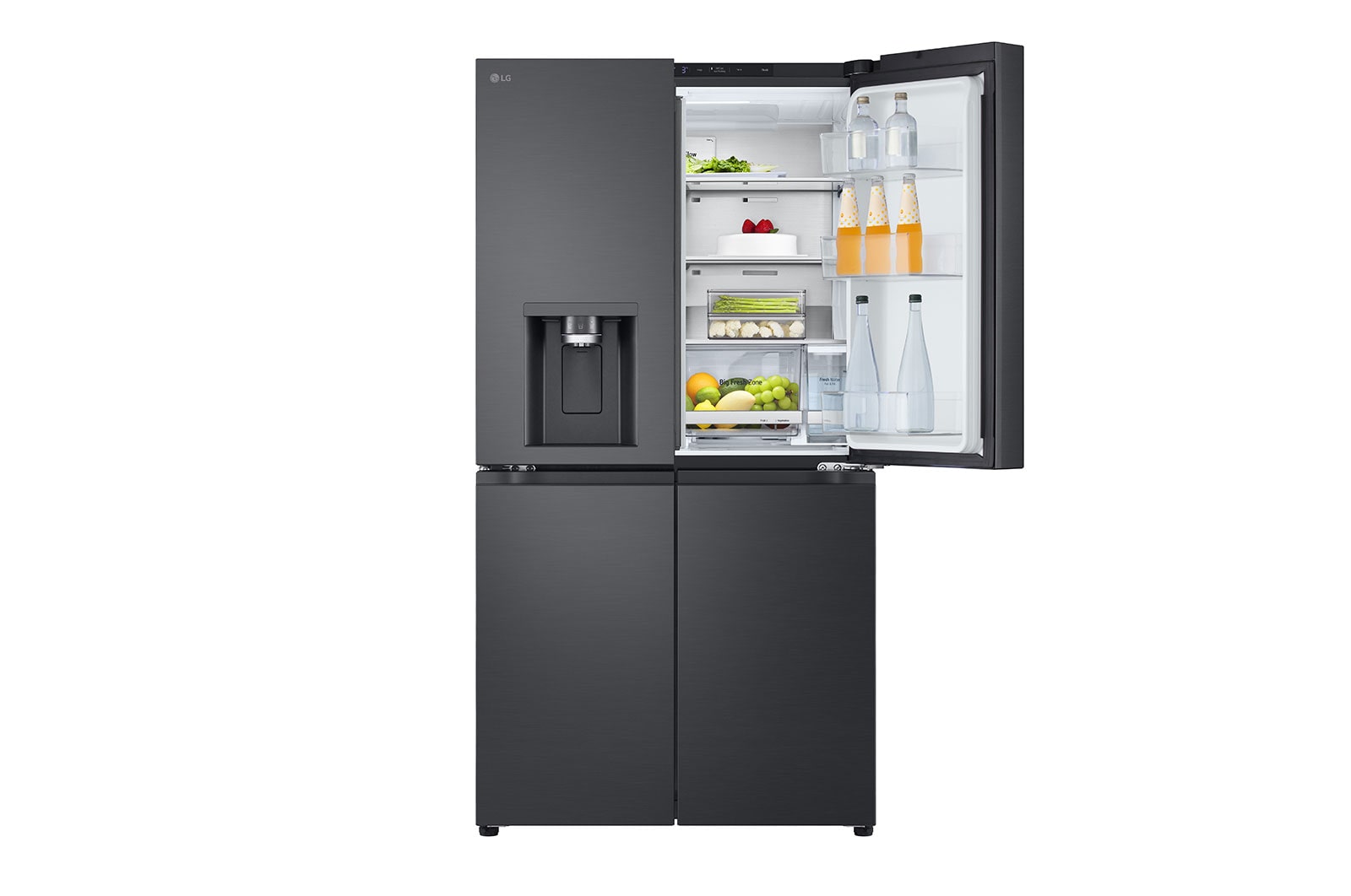 LG 636L French Door Fridge - Non-Plumbed, GF-LN700MBL