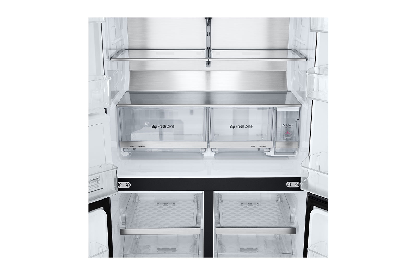 LG 636L French Door Fridge - Non-Plumbed, GF-LN700MBL