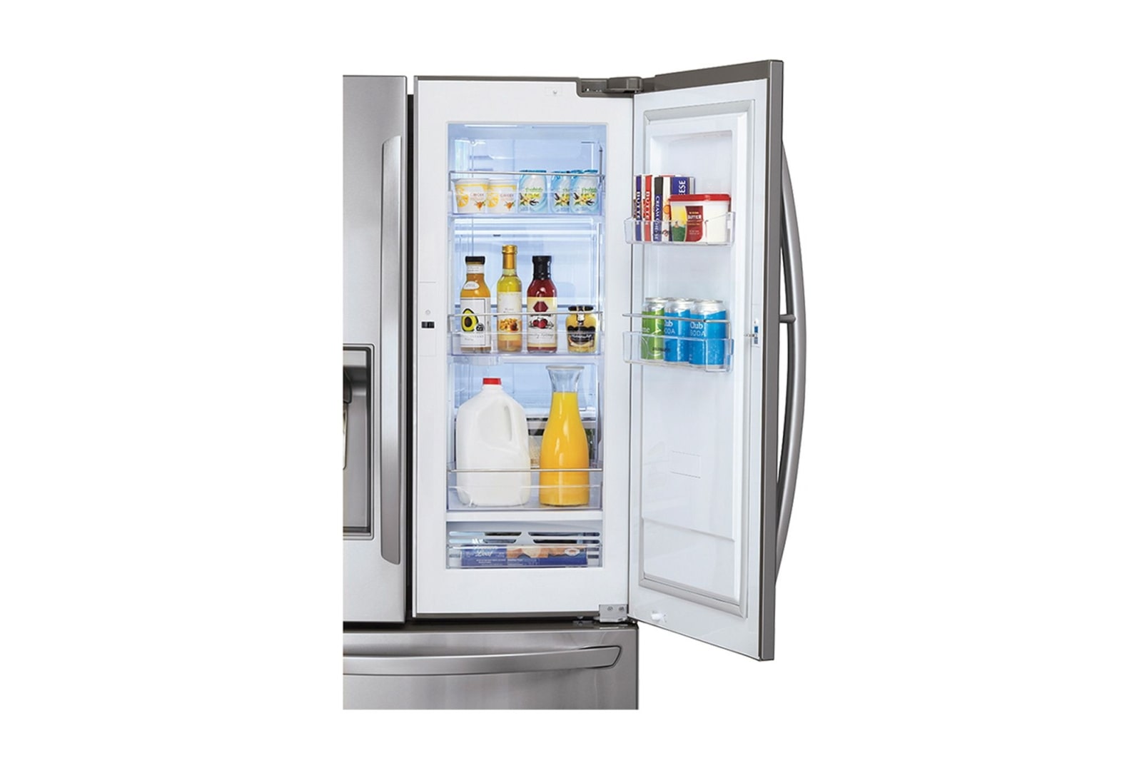 730L Door in Door French Door Fridge with Slim Ice Maker GF SD730SL LG AU