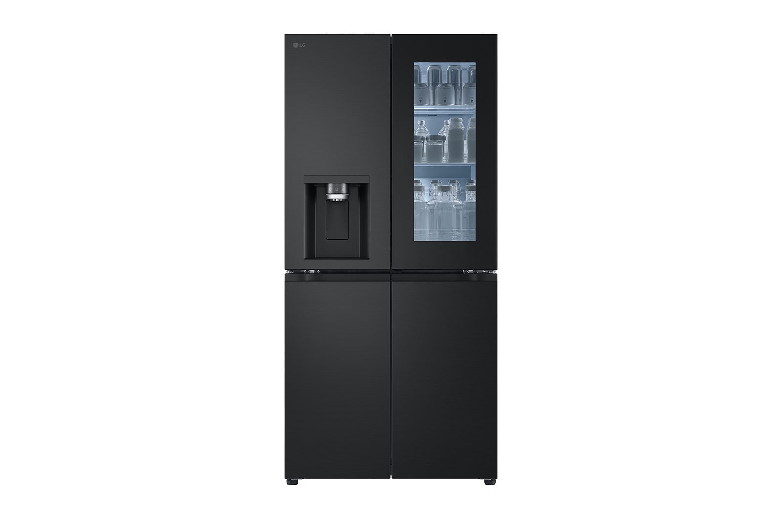 LG 508L Slim French Door Fridge with InstaView®, GF-V500MBLC