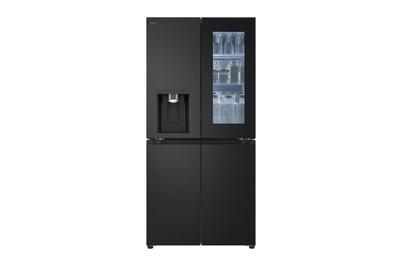 LG 508L Slim French Door Fridge with InstaViewᵀᴹ, GF-V500MBLC