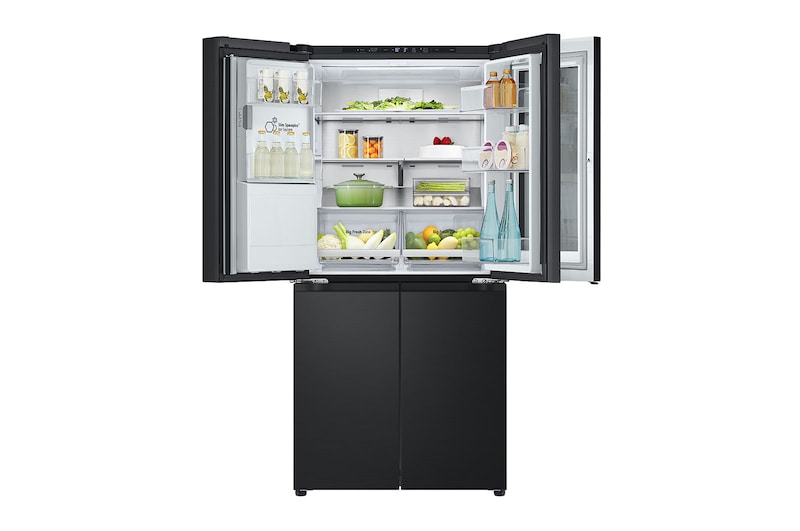 LG 508L Slim French Door Fridge with InstaViewᵀᴹ, GF-V500MBLC