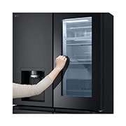 LG 508L Slim French Door Fridge with InstaView®, GF-V500MBLC