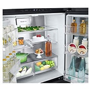 LG 508L Slim French Door Fridge with InstaView®, GF-V500MBLC
