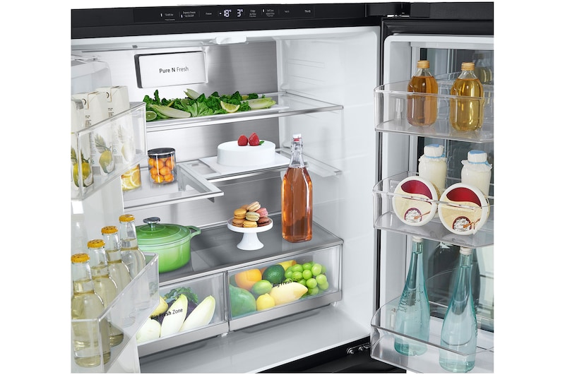 LG 508L Slim French Door Fridge with InstaViewᵀᴹ, GF-V500MBLC