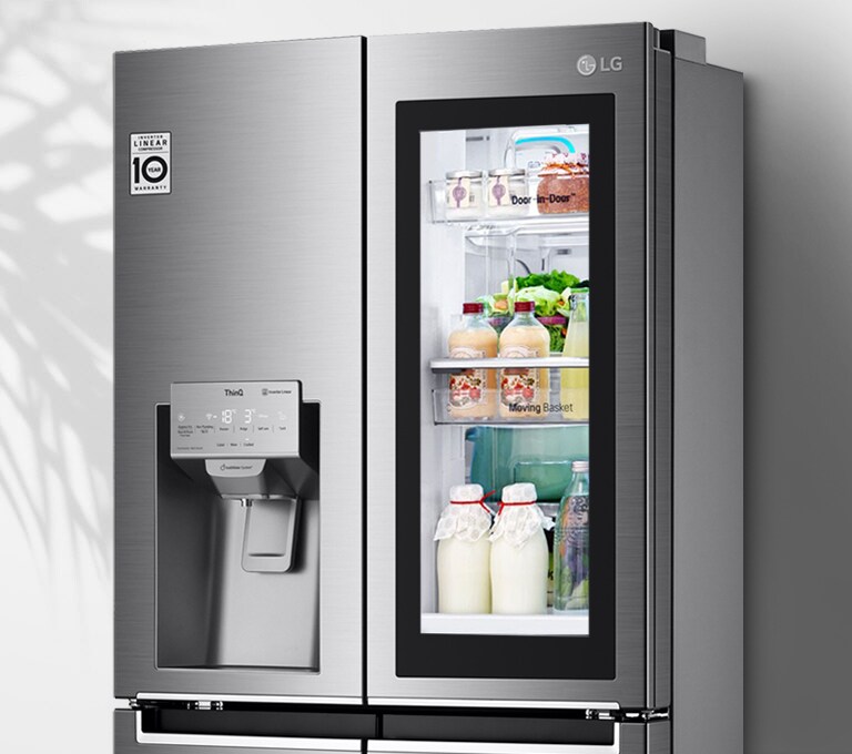 508L Slim French Door Fridge Stainless GFV570PNL LG AU