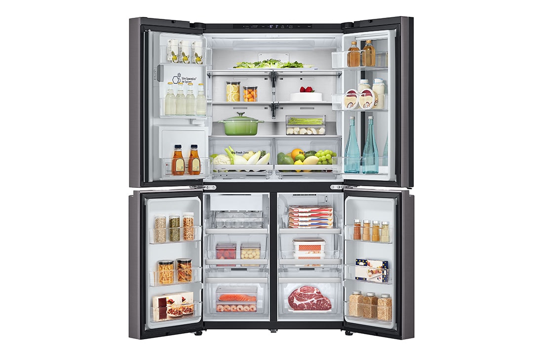 LG 642L French Door Fridge with InstaView™, GF-V700BSLC