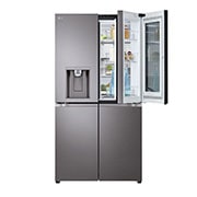 LG 642L French Door Fridge with InstaView®, GF-V700BSLC