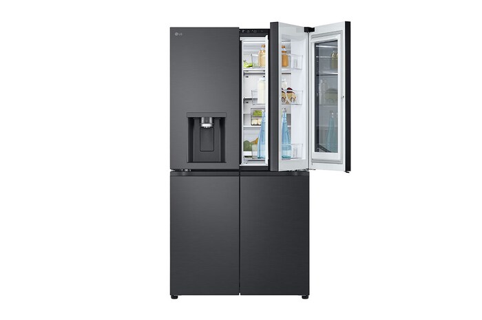 LG 642L French Door Fridge with InstaView®, GF-V700MBLC