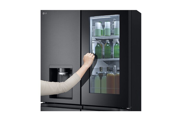 LG 642L French Door Fridge with InstaView®, GF-V700MBLC