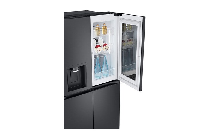 LG 642L French Door Fridge with InstaView®, GF-V700MBLC