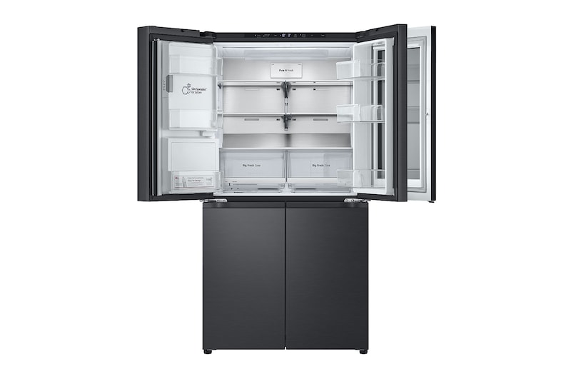 LG 642L French Door Fridge with InstaView®, GF-V700MBLC