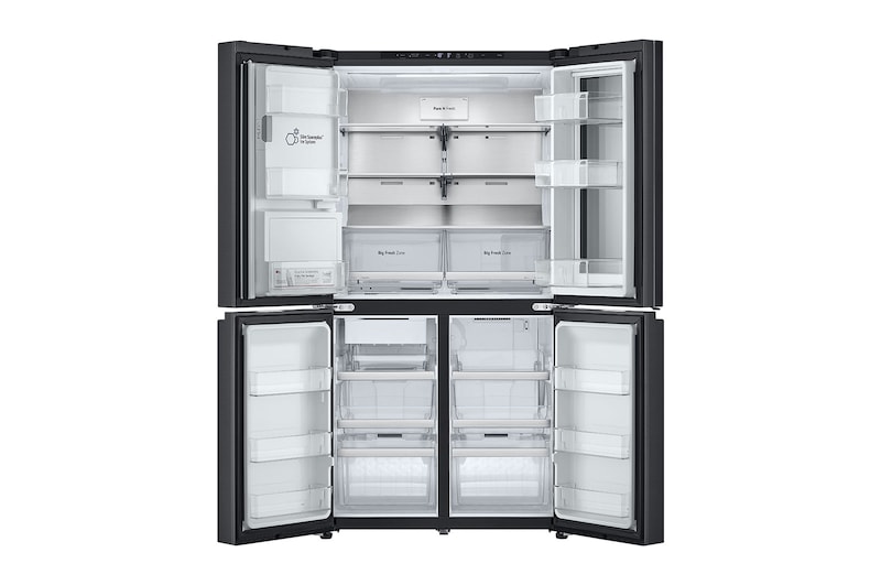 LG 642L French Door Fridge with InstaView®, GF-V700MBLC